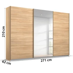 Kleerkast SWEDEN Eik Sonoma B271