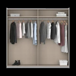 Kleerkast VILMAR B218 Grijs Metallic