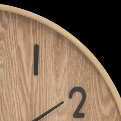 Klok IRKIS Rond Ø55 Houtlook Naturel