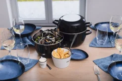 Kom FRIETJES Wit/Zwart