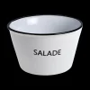 Kom SALADE Wit/Zwart
