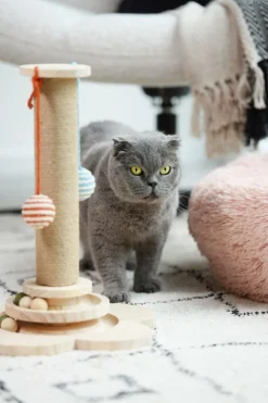 Krabpaal FRUMMEL Jute/Hout