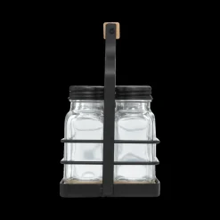 Kruidenrek BLACKWOOD 10Potjes Metaal/Hout