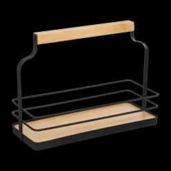 Kruidenrek BLACKWOOD 10Potjes Metaal/Hout