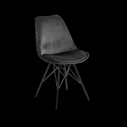 Kuipstoel KORDELIO VIC fabric dark grey 28