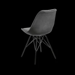 Kuipstoel KORDELIO VIC fabric dark grey 28