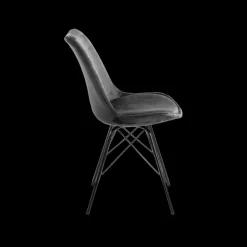 Kuipstoel KORDELIO VIC fabric dark grey 28