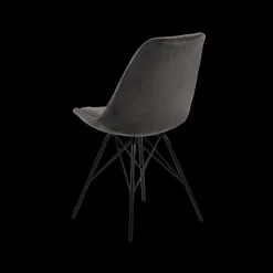 Kuipstoel KORDELIO Wind fabric anthracite 40