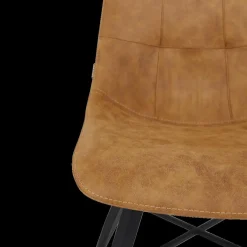 Kuipstoel LODI m/Greep Softyl Cognac