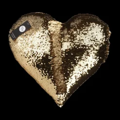 Kussen HARTIES Hart Glitter Goud