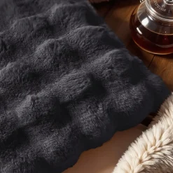 Kussen RABBIT Fake Fur Grijs