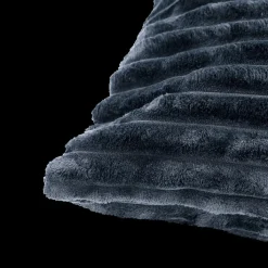 Kussen SOFTY 45 Ribfluweel Pitch black