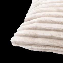 Kussen SOFTY 45 Ribfluweel All white