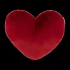 Kussen TYCHA Hart Furry Poly Rood