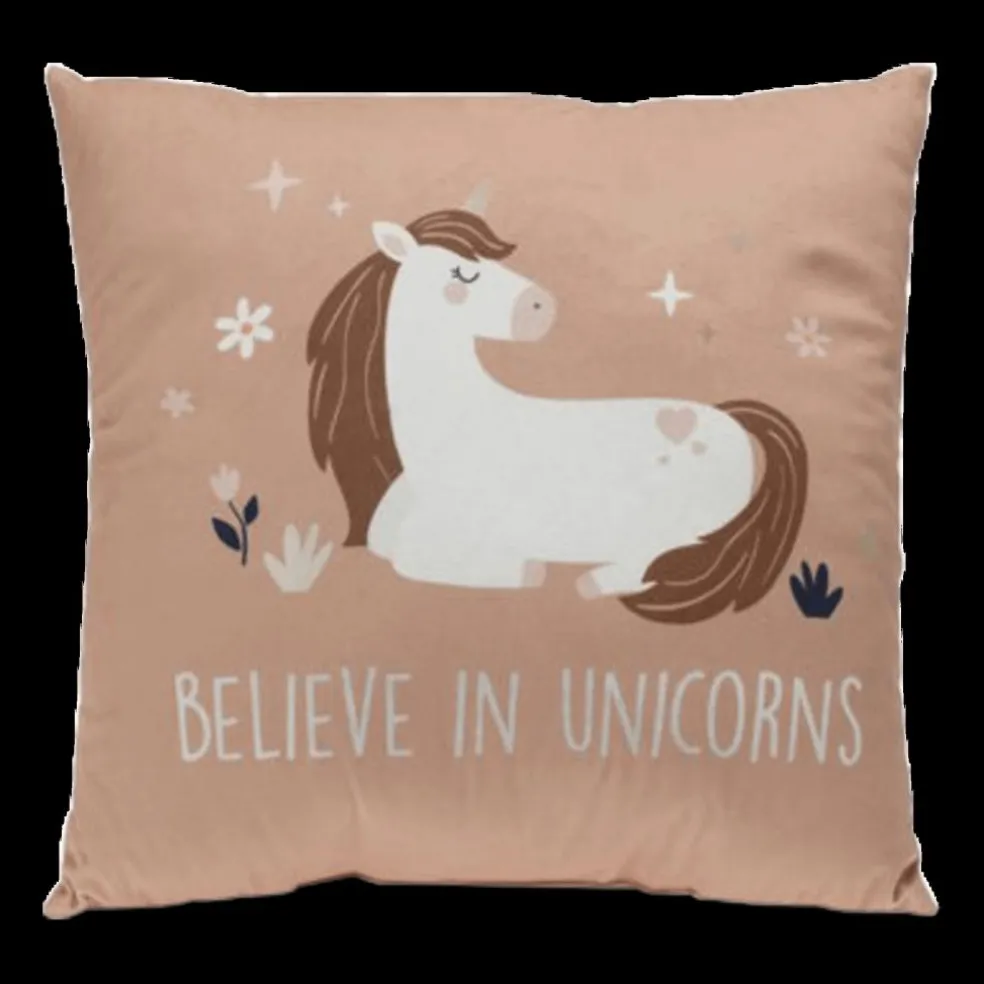 Kussen UNICORN Eenhoorn Vk. Velvet Ass.