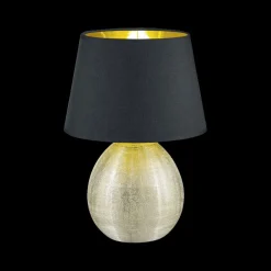 Lamp LUXOR XL Ker. Gd/Zw+Kap Zwart