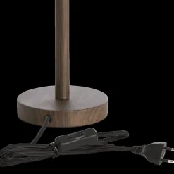 Lampvoet WASHINGTON XL Houtlook Donkerbruin