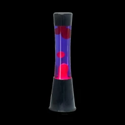 Lavalamp LAVIOS Paars/Roze Voet Zwart
