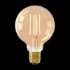 LED Lamp W.FILAM. BOL E27-4.5W Goud