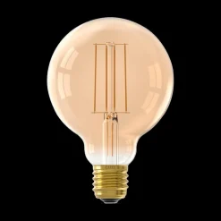 LED Lamp W.FILAM. BOL E27-4.5W Goud