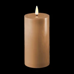 LED-Kaars LYS 7,5 x 15 Caramel