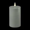LED-Kaars LYS 7,5 x 12,5 Salvie Green