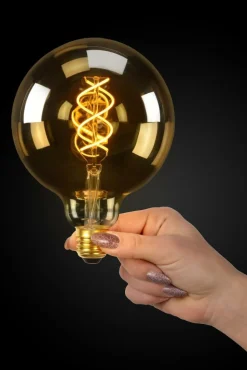 LED-Lamp Globe Ø12,5-E27-5W-Amber