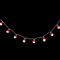 Lichtslinger MUTSI Kerstmutsjes Wit/Rood