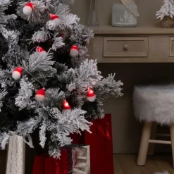 Lichtslinger MUTSI Kerstmutsjes Wit/Rood