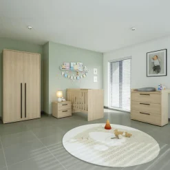 Luierplank voor op commode BABETTE Eik 90x75