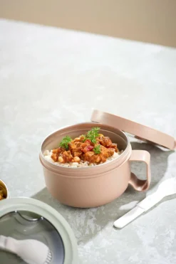 Lunchbox MYLLE Rond M/Lepel Ass.