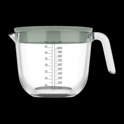 Maatbeker CHEF IT Glas 1L m/Deksel Nordic Sage