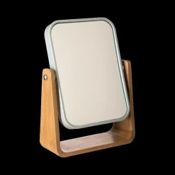 Make-Up Spiegel SINDRE Bamboe Wit