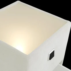 Nachttafel ASTEN Ribfluweel 427/07 Beige