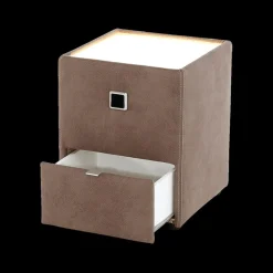 Nachttafel ASTEN Stof 415/08 Bruin