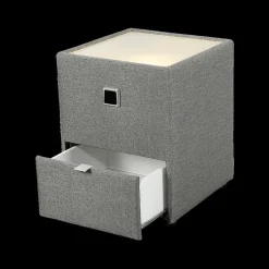 Nachttafel ASTEN Stof 142/09 Grijs