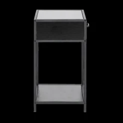 Nachttafel BOKSKAP Ash Black