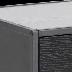 Nachttafel BOKSKAP Ash Black