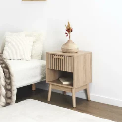 Nachttafel CALUNA Naturel