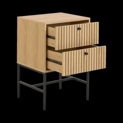 Nachttafel FIEBE 2L Decor Eik B46