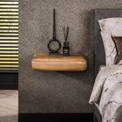 Nachttafel FRANKIE 1L B45 Hangend Massief Mango