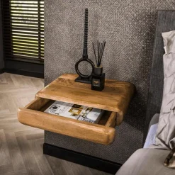 Nachttafel FRANKIE 1L B45 Hangend Massief Mango