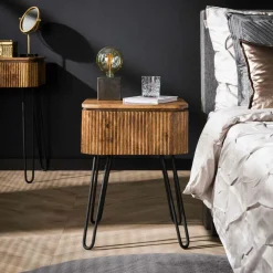 Nachttafel JOANNE Massief Mango