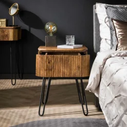 Nachttafel JOANNE Massief Mango