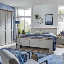 Nachttafel NAVAN Kiezelgrijs/Noors Eiken Decor B50