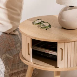 Nachttafel NISIOS Rond Crème