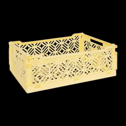 Opbergbox CELLIA XL Geel