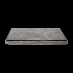 Opbergpouf COLLETE Rh Rib Taupe