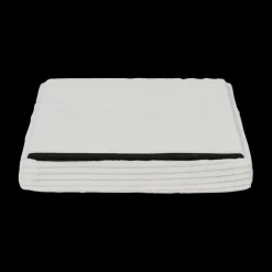 Opbergpouf COLLETE Vk Rib Wit