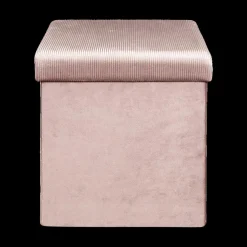Opbergpouf FLIRAX Vierkant Roze